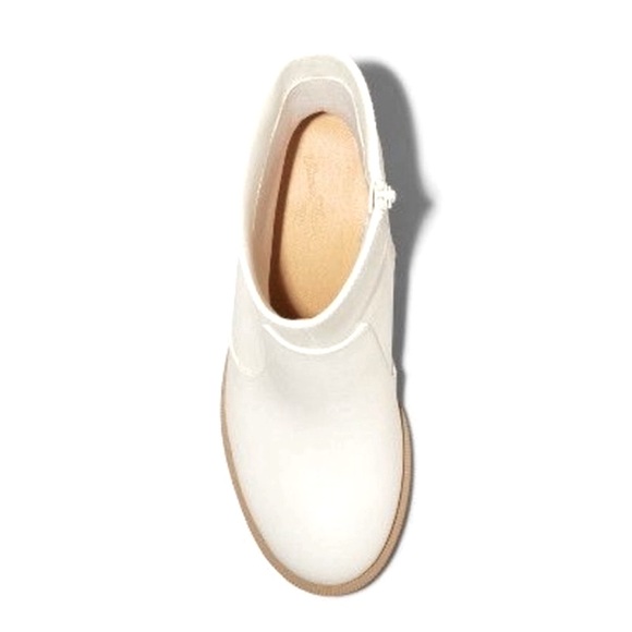 ❤️🆕Universal Thread Womens off-white leather platform Heel Boots- size 11 - Picture 5 of 5